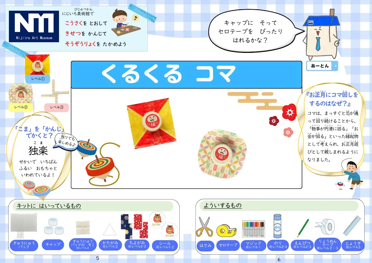 2026年1月号「くるくるコマ」の冊子より